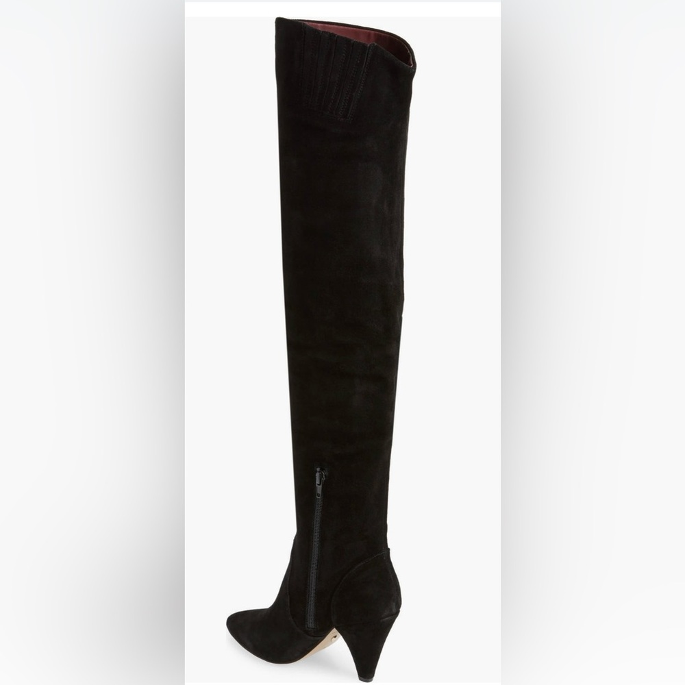 Kurt Geiger Black London Violet Over the Knee Boots
